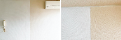 塗るだけで壁紙がよみがえります。